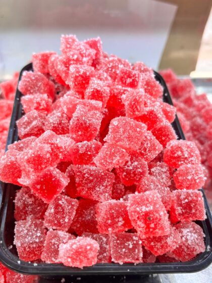 Strawberry jujubes candy