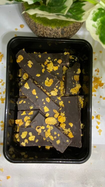 Dark crunch chocolate