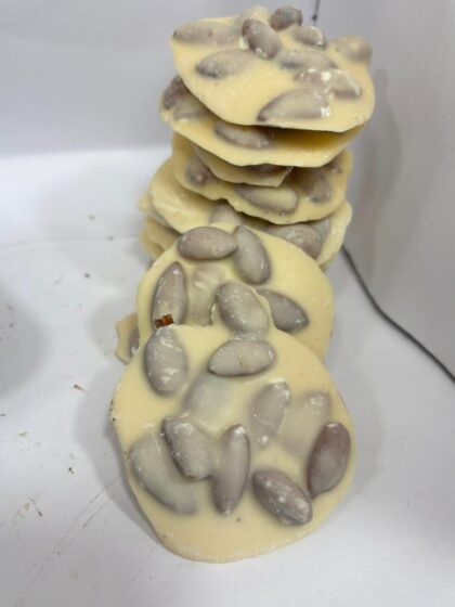 White roasted almond  chocolate (Belgium)
