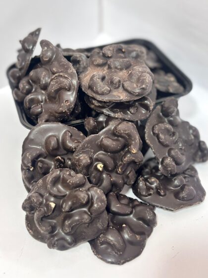 Dark roasted cashew chocolate