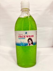 Aloe vera  face wash.